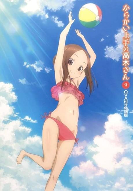 Karakai Jouzu no Takagi-san: Water Slide Poster