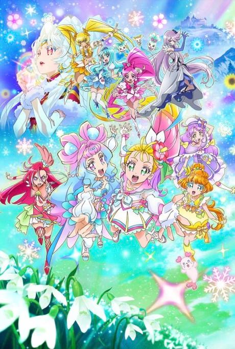 Tropical-Rouge! Precure: Yuki no Princess to Kiseki no Yubiwa! Poster